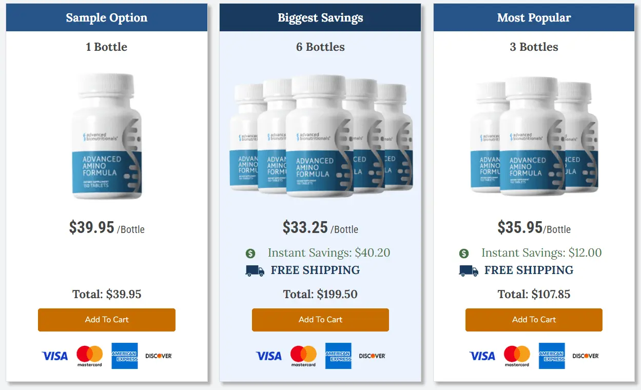 Advanced Amino Formula Buy